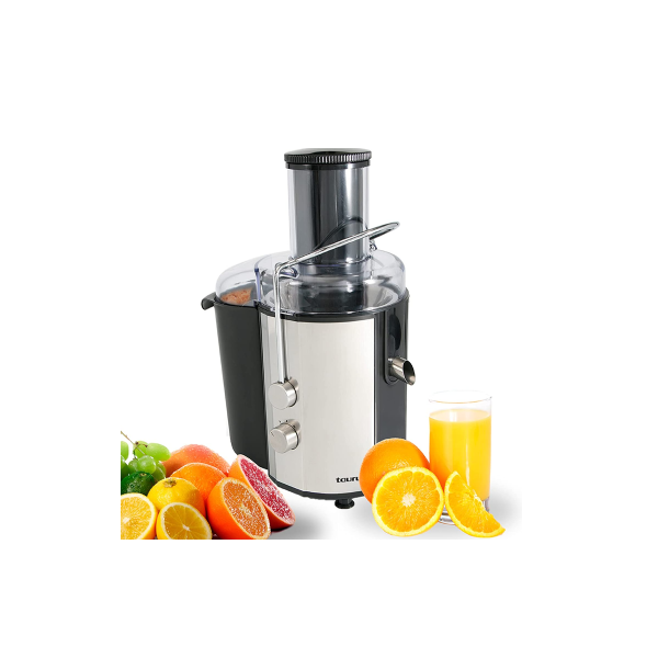 SmartMiles. Extractor Taurus LIQUAFRUIT para Jugos, 750 Watts, Acero  Inoxidable/Negro